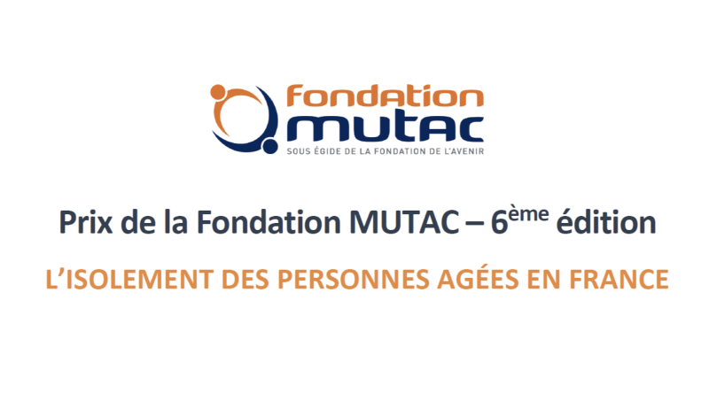 Prix de la fondation Mutac - 6ème édition