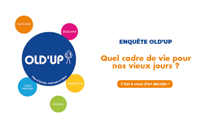 L'association OLD'UP lance une grande enquête sur le cadre de vie des personnes âgées, c'est le moment de faire entendre votre voix !