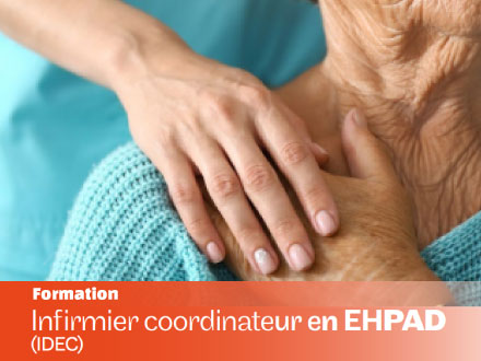 Visuel Formation - Infirmier coordinateur en EHPAD | CNAM Pays de la Loire