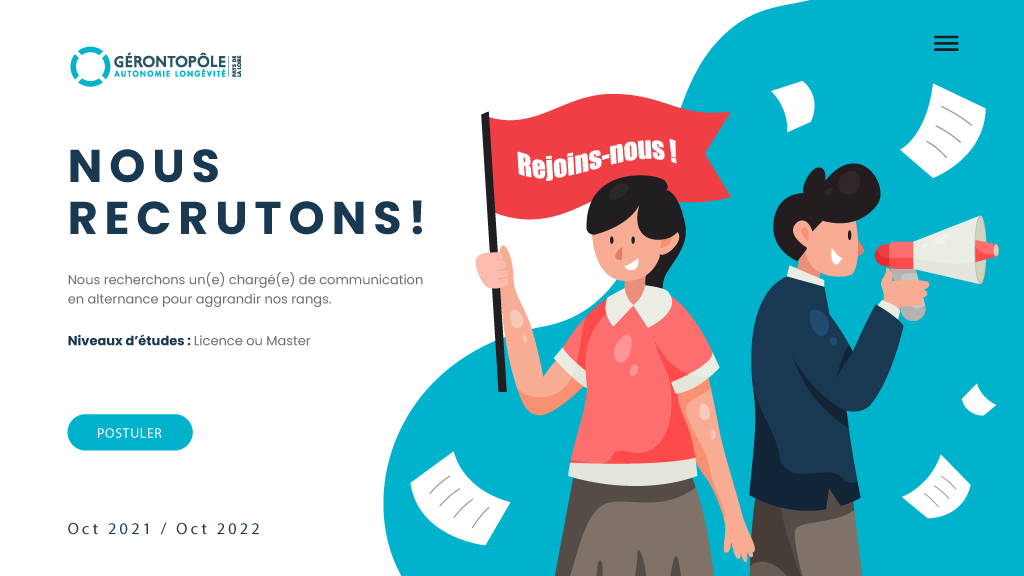 Recrutement | Chargé.e de communication en alternance