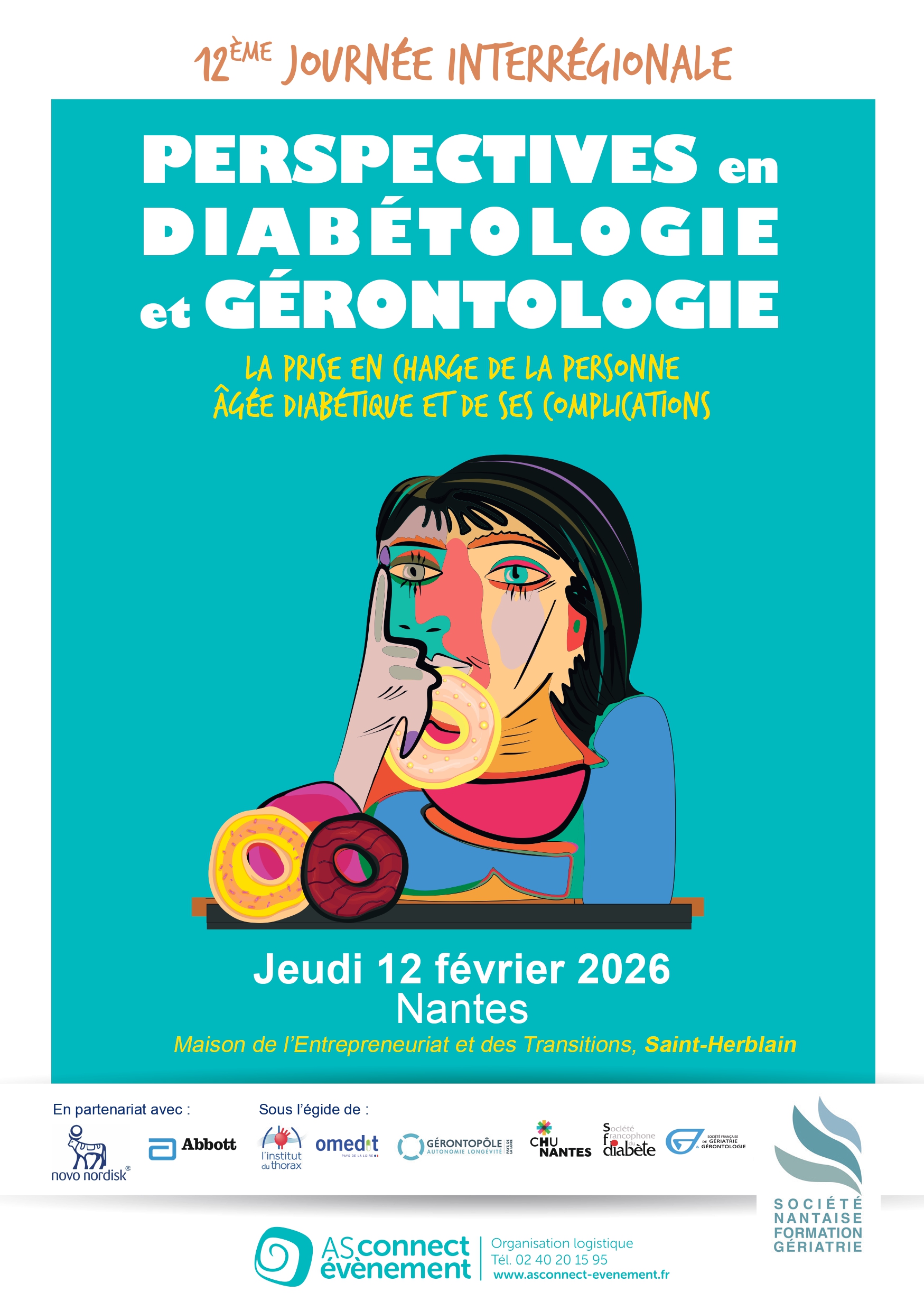 Affiche 12ème journée diabétologie et gérontologie