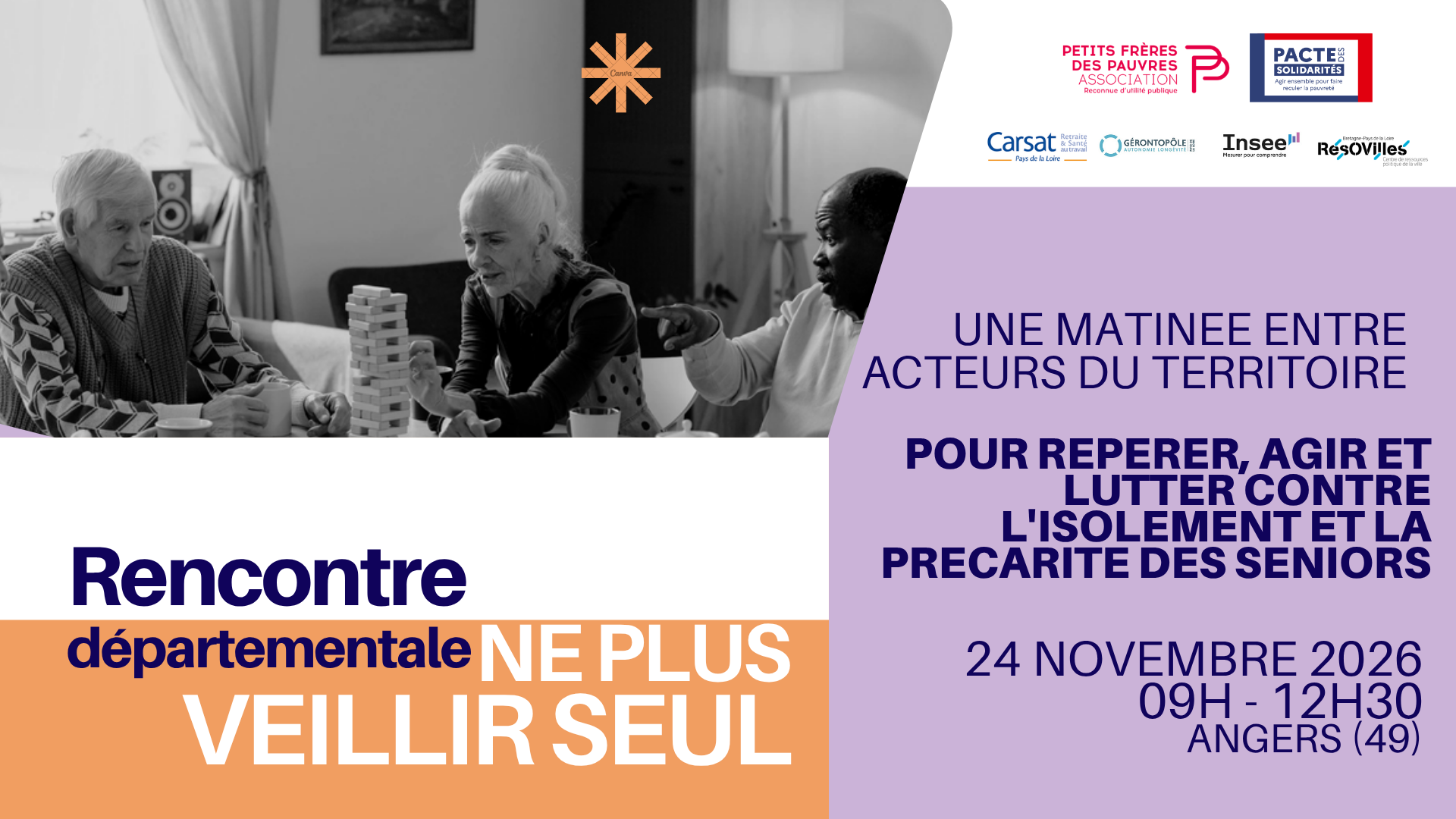 Ne plus vieillir seul en Maine-et-Loire
