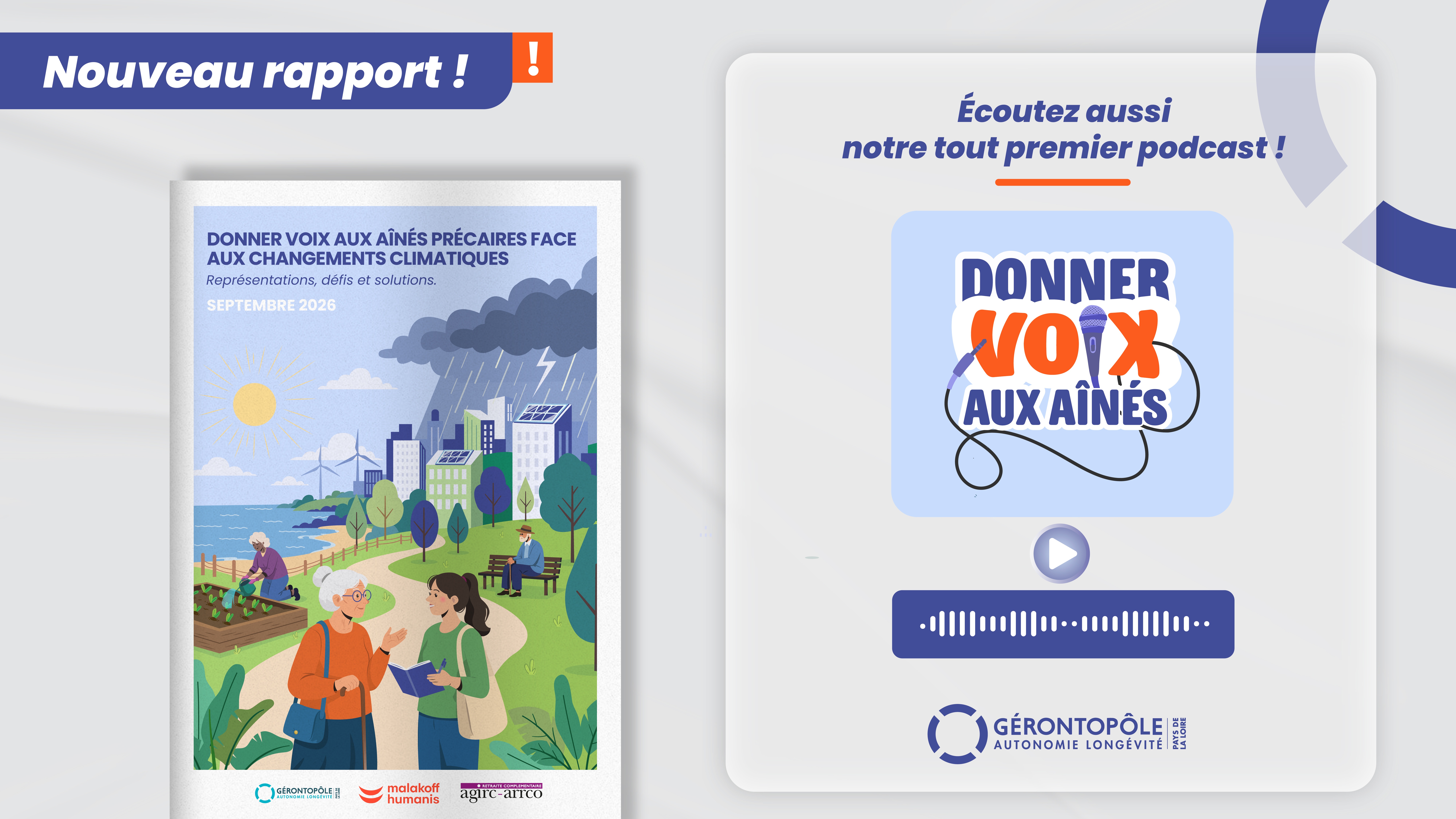 Donner voix aux aînés précaires face aux changements climatiques Gérontopôle