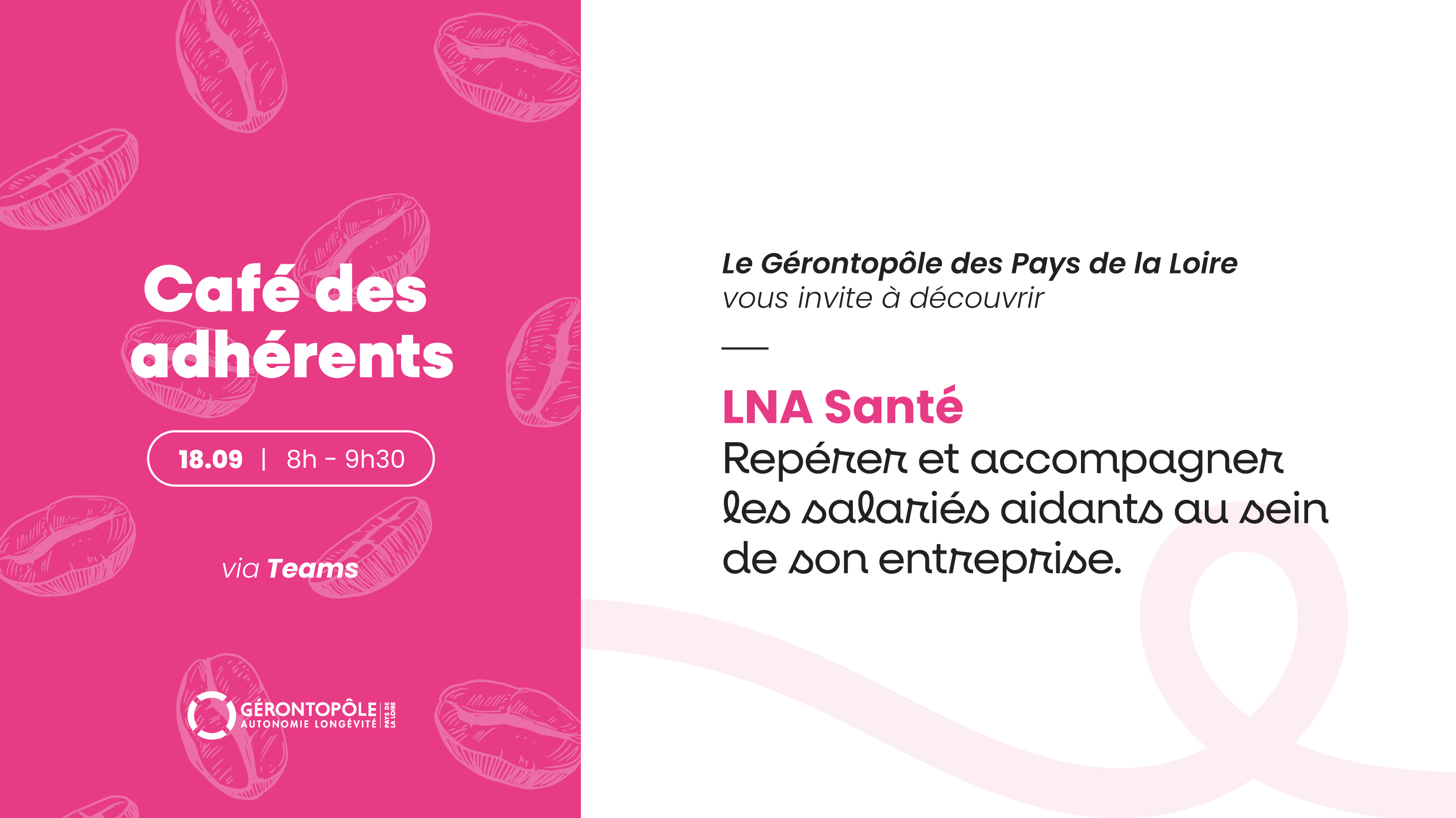 Visuel du café des adhérents du mois de septembre