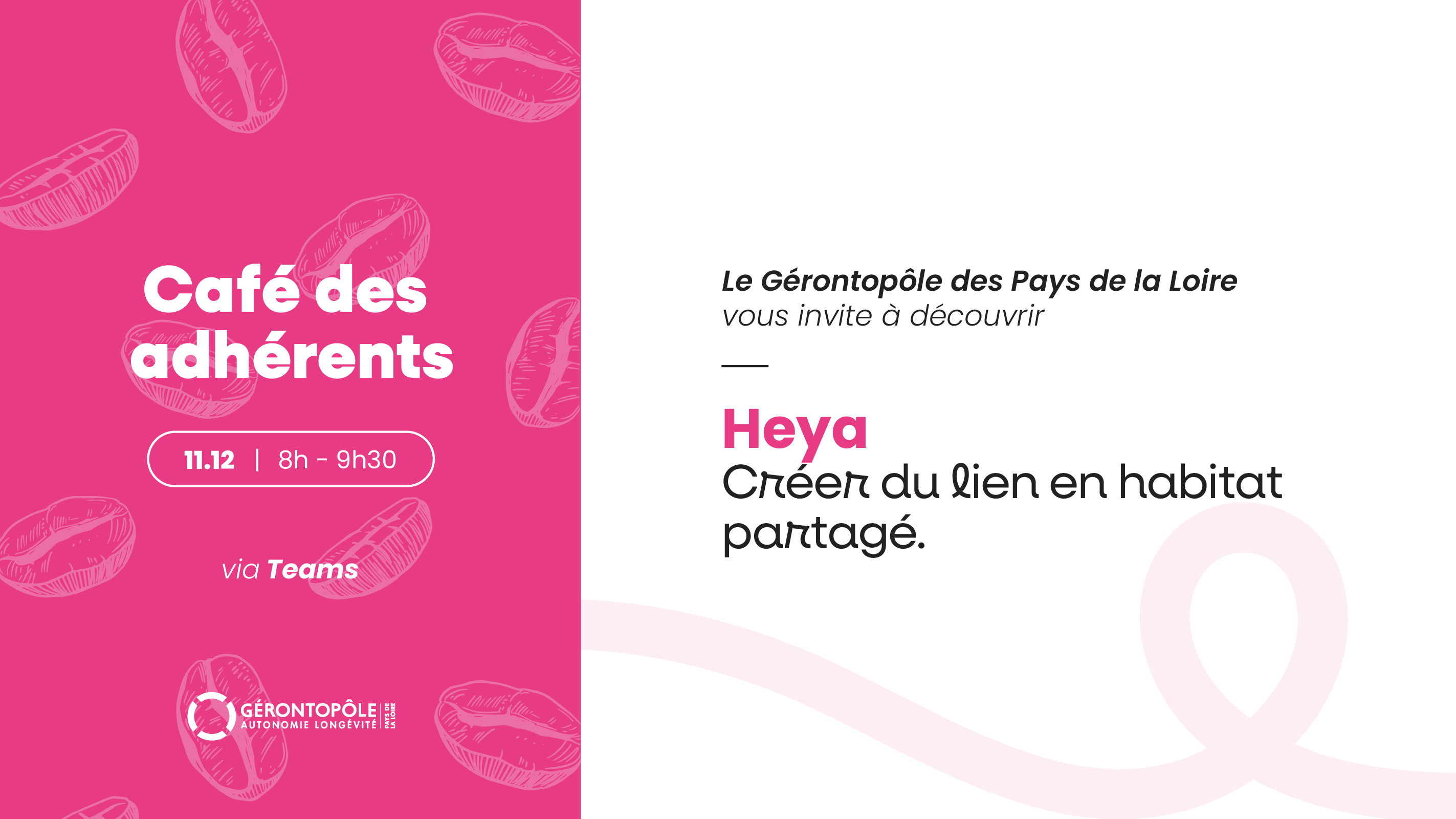 Visuel du café des adhérents du mois de décembre