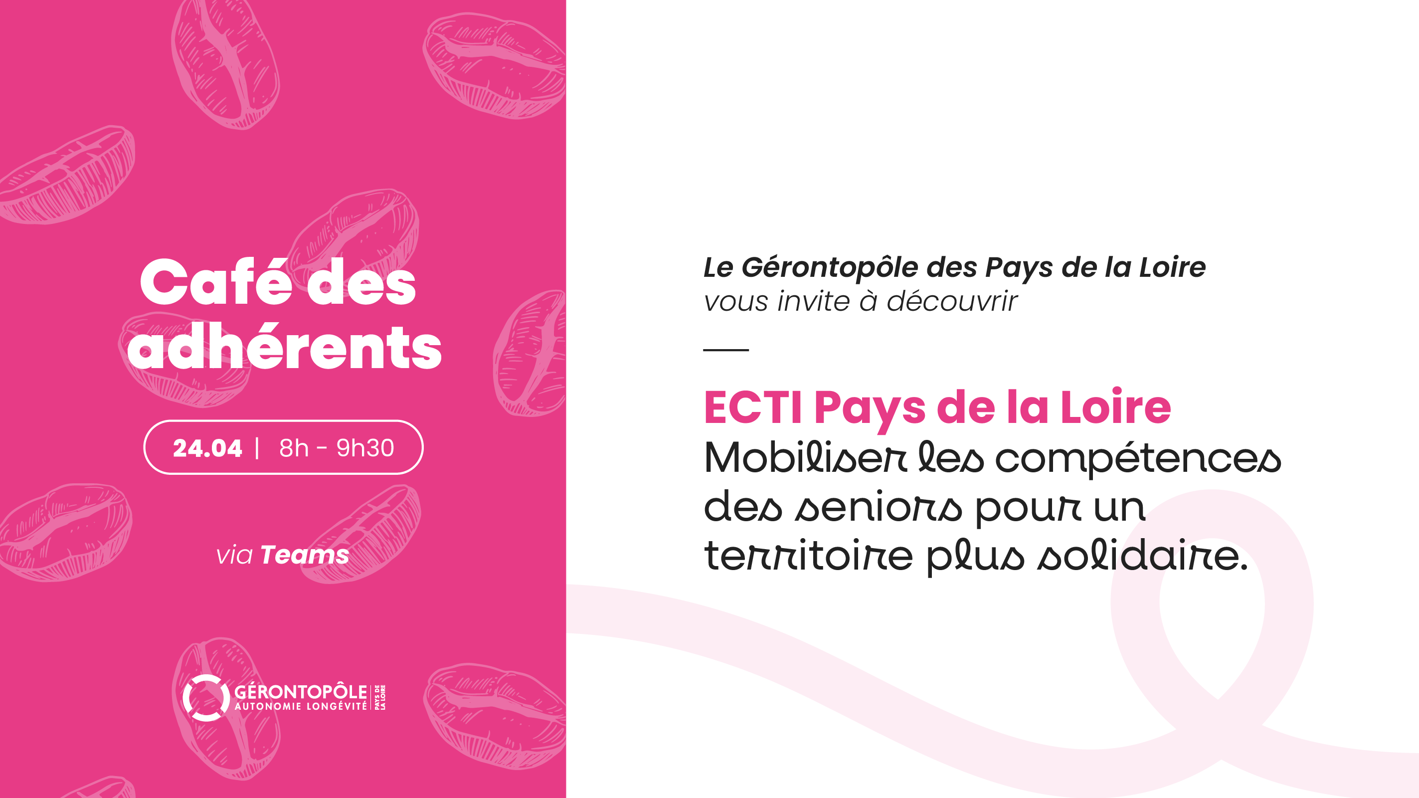 Visuel du café des adhérents du mois d'avril