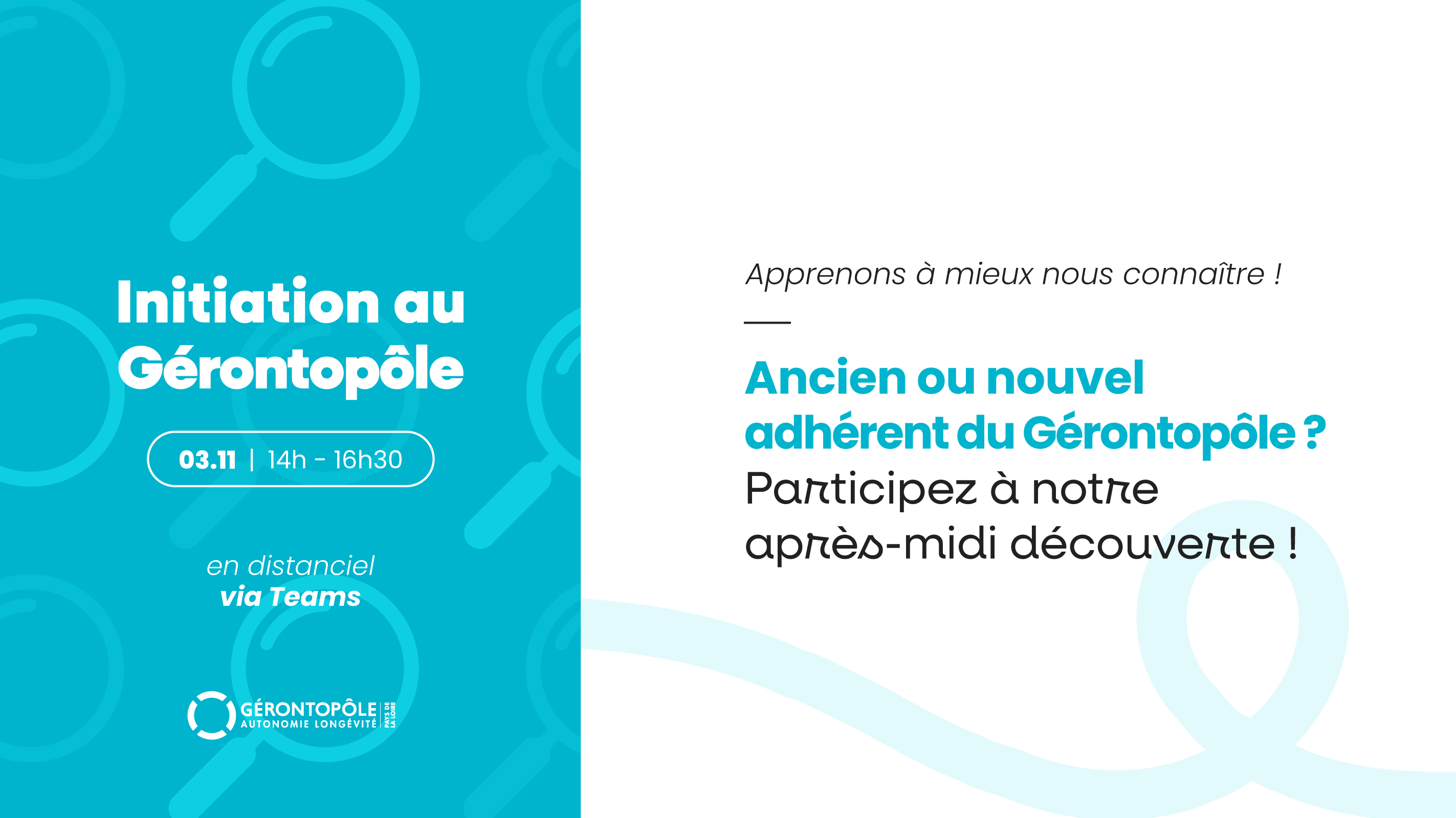 visuel : Initiation au Gérontopôle des Pays de la Loire