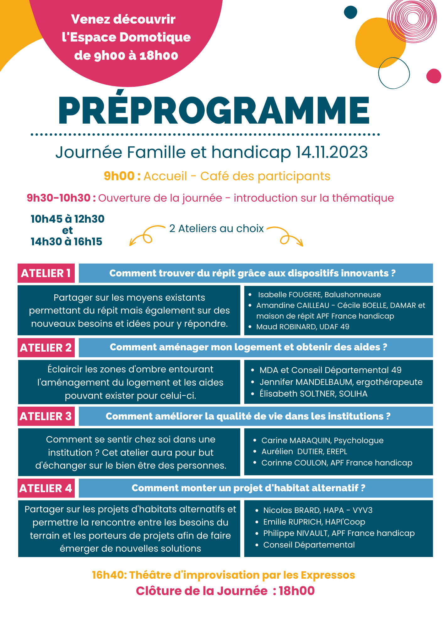 Pré-programme