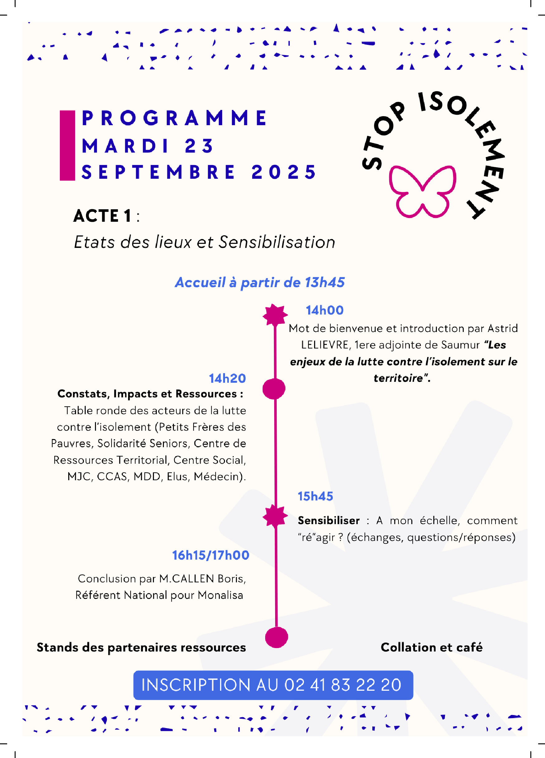 Programme stop à l'isolement