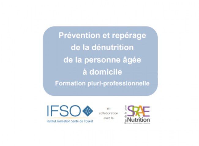 L’ARS Pays de la Loire, avec la collaboration de la SRAE Nutrition, renouvelle son offre de formation pour la prévention et le repérage de la dénutrition chez les seniors