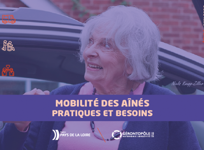 Suite des études sur la mobilité menées dans les Pays de la Loire en 2020, cette nouvelle étude a pour objectif de mieux connaître les pratiques et les besoins des aînés dans leur mobilité du quotidien.