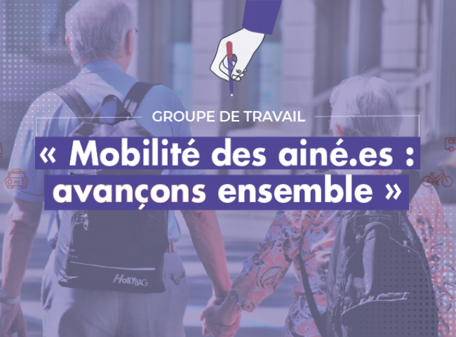Le Gérontopôle vous donne rendez-vous mardi 16 mai 2023 pour continuer les travaux menés par le groupe mobilité des aînés.