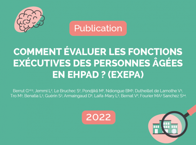 L’évaluation des fonctions exécutives, ainsi que les moyens de les stimuler et de les préserver sont au cœur des enjeux pour le maintien d’un niveau d’autonomie fonctionnelle chez la personne âgée, mais également lors de la perte de cette autonomie fonctionnelle et lors de l’entrée dans une situation de dépendance et/ou une démence.