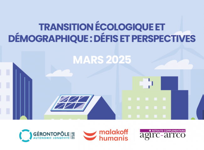 visuel de l'étude : "Transition écologique et démographique : défis et perspectives"