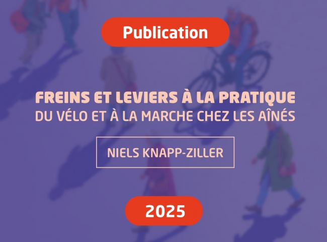 Teaser publication Freins et leviers à la marche et au vélo chez les aînés