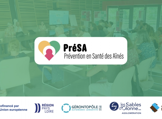 PréSA Les Sables d'Olonne Agglomératoin Gérontopôle des Pays de la Loire